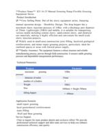 Bomba manual de alta presión para lechada y lodo, 16 bar, 2 m³/h, transporte vertical de 10 m, equipo de inyección química de alta eficiencia 1