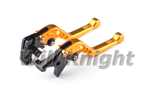Levier de frein et d'embrayage court en aluminium CNC 3D pour moto Honda Yamaha Suzuki Kawasaki KTM Ducati <span class=keywords><strong>Triumph</strong></span> - Product Image 2