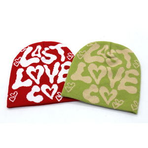 Bonnet tricoté d'<span class=keywords><strong>hiver</strong></span> noir avec logo brodé personnalisé - Product Image 5