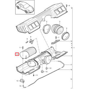 OE: 99711013030 99711013031 99711013032 Filtro de Aire para Auto <span class=keywords><strong>Porsche</strong></span> <span class=keywords><strong>911</strong></span> Carrera 4 Cabriolet (997) <span class=keywords><strong>911</strong></span> Carrera 4 GTS - Product Image 2