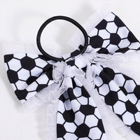 Élastique à cheveux pour queue de cheval avec nœud long en ruban, accessoire de décoration pour femmes, idéal pour les fêtes et le Mardi Gras
