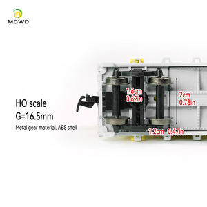 Modelo de Vehículo de Transporte de <span class=keywords><strong>Doble</strong></span> Tubo de 40 Pies, Material para Maquetas de Trenes, Mesa de Arena, Paisaje en Miniatura - Product Image 4