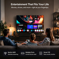 Téléviseur intelligent LED LCD HDTV Android 12 4K CHIGO 55 pouces avec le dernier système d'exploitation Android à vendre