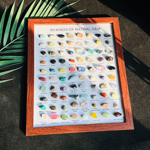 Pietra preziosa di cristallo naturale <span class=keywords><strong>Rock</strong></span> 80 tipo misto chakra caduta pietra Set Feng Shui inciso angelo modello per la decorazione della casa amore - Product Image 1