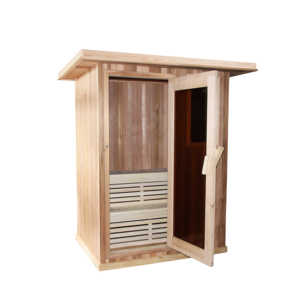 Çok popüler sedir varil Sauna açık Sauna odası montajı kolay kuru Sauna banyo odası elektrikli ısıtıcı ile - Product Image 1