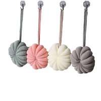 Bola Mandi Bunga Jaring Pengelupas Kulit Pouf Mandi Body Fashion Qiuman QM-0091 Ringan 0.05kg
