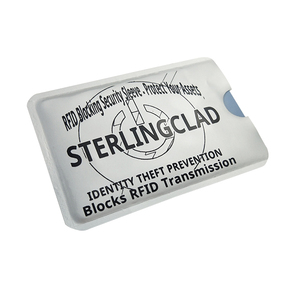 Portefeuille <span class=keywords><strong>RFID</strong></span> personnalisé avec impression, pochette de carte minimaliste et fine, pochette de blocage, pochette anti-écrémage, porte-carte <span class=keywords><strong>RFID</strong></span> - Product Image 3