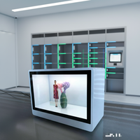 Armoire de stockage intelligente à code USB de 32 pouces pour bureaux, zones résidentielles, nouveaux usages commerciaux, armoires de livraison express