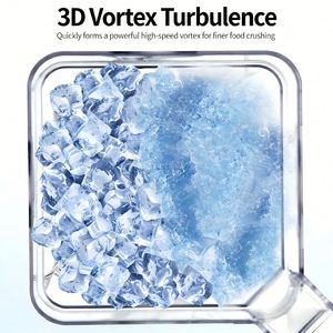 Nouveau design 2026 – Mixeur électrique multifonctionnel en plastique pour glace pilée et jus, haute vitesse, idéal pour hôtels, extérieur et usage domestique - Product Image 4