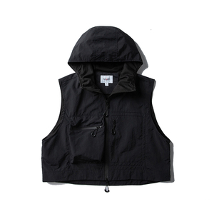 <span class=keywords><strong>Gilet</strong></span> à <span class=keywords><strong>capuche</strong></span> cargo multi-poches pour hommes, pour l'escalade, le tir, la photographie, grande taille, <span class=keywords><strong>gilet</strong></span> de pêche d'été - Product Image 4