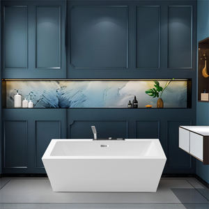 Baignoire autoportante en acrylique certifiée CUPC avec design écologique, garantie 5 ans, moderne pour adultes - Product Image 2