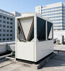Bomba de <span class=keywords><strong>Calor</strong></span> de Aire Comercial de 150kW R32 para Calefacción <span class=keywords><strong>Central</strong></span> de Hoteles y Suministro de Agua Caliente a Gran Volumen - Product Image 3