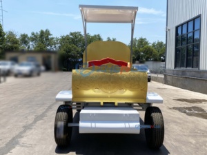 2025 New Style Horse Towable Funeral Hearse New Customised High Quality Funeral Hearse Cart Special Transportation - Product Image 6