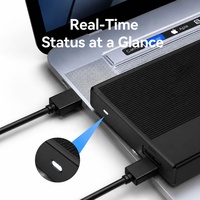 SSD Portabel USB 3.2 Nandstor Factory dengan Logo Kustom, Solid State Drive Berkinerja Tinggi untuk PC dan MacBook