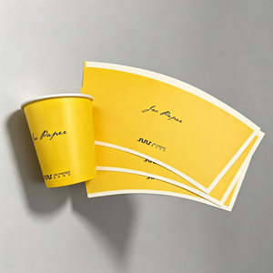 Gobelets en papier personnalisés avec revêtement PE et couvercles, anti-fuite pour boissons chaudes et froides, poids et dimensions personnalisés, commande en gros, fabricant - Product Image 2