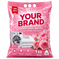 Lessive en poudre de haute qualité, écologique, fabriquée par [Nom du fabricant] / 200g/500g/1kg/5kg/10kg/25kg