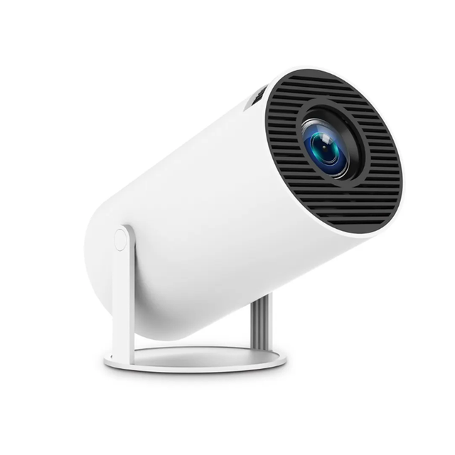 HY300 Pro 4K Wifi6 Android 11 Home Cinema Projector 260 ANSI Dual 720P Portable with BT5.0 LED Lamp for Outdoor Use