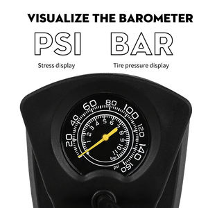 <span class=keywords><strong>Pompe</strong></span> à pied pour pneus de vélo, VTT et moto, vente directe usine BAIMEI, best-seller - Product Image 3