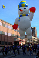 Grand bonhomme de neige gonflable en PVC, ballon à hélium pour défilé de Noël