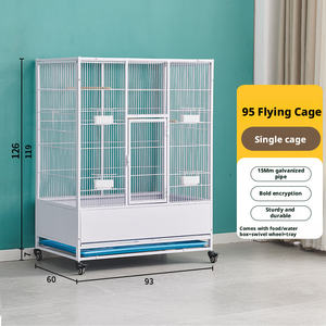 Kuş uçan papağan güvercin eşleşen büyük Starling Xuanfeng Budgerigar şifreleme evcil hayvan kafesi-demir katı inşaat dış mekan kullanımı - Product Image 6