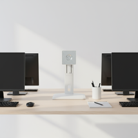 Support d'ordinateur de bureau LCD réglable de qualité supérieure, très vendu, accessoire pour moniteur médical de 10 à 27 pouces
