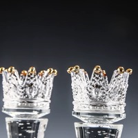 Le plus récent trophée de la couronne de luxe récompense la bulle de pilier de verre de cristal vierge gravé Champion Pageant Awards pour l'événement