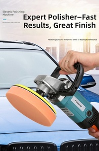 Lucidatrice Rotativa per Auto <span class=keywords><strong>a</strong></span> Doppia Azione 1400W, Macchina Lucidatrice Elettrica <span class=keywords><strong>a</strong></span> 6 Velocità Variabili per <span class=keywords><strong>Lucidatura</strong></span> e Ceratura di Marmo e Piastrelle - Product Image 4