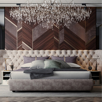 Maßgefertigtes Italienisches Luxus-Schlafzimmermöbel-Set Premium-Villa Neuestes Design Doppelbett Gepolstertes Bett Kingsize-Schlafzimmer-Sets