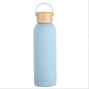 Botella de Agua Deportiva Aislada de Acero Inoxidable con Asa, Boca Pequeña, Recubrimiento de Goma, 350 ml, 500 ml, 750 ml, 1000 ml - Product Image 3