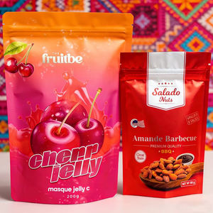 ถุงไมลาร์แบบกำหนดเองสำหรับบรรจุภัณฑ์เยลลี่กัมมี่ พิมพ์ลายตามสั่ง เป็นมิตรกับสิ่งแวดล้อม ซองขนาดเล็กแบบปิดผนึกได้ - Product Image 4