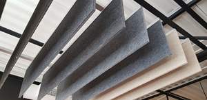 Paneles Acústicos de Fibra de Poliéster Insonorizantes, Paneles Acústicos Colgantes de Fieltro PET Reciclado, Nubes Acústicas, Paneles Acústicos Tipo Waffle - Product Image 5