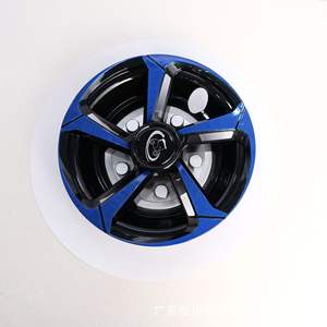 Tapacubos Negros de 8 Pulgadas para Carros de Golf EZGO y ClubCar, Juego de 4 Piezas, Material ABS y Acero, de Fácil Instalación - Product Image 3