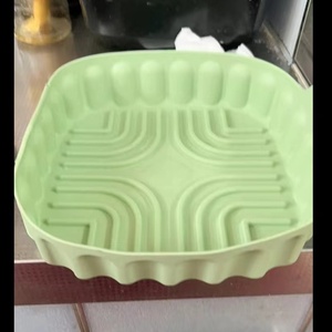 Sûr Air Fryer Liner Pot Four Plateau De Cuisson Poulet Frit Pizza Tapis pour Air Fryer Accessoires Ensemble Air Fryer Silicone Panier Plateau - Product Image 4