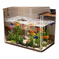 Nouvelle Couverture Hydroponique Fermée Épaissie à Haute Transmittance de Lumière, Brevetée, pour Aquarium en Acrylique d'Intérieur, Ornement de Table – Vente Chaude