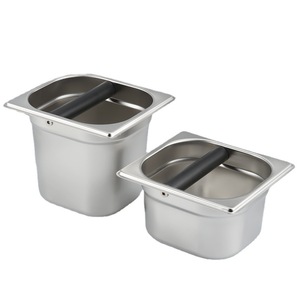 Kafei Shi – récipient pour marc de café en acier inoxydable, 10cm, 15cm, avec poignée, pour machines à café, plateau pour déchets - Product Image 5