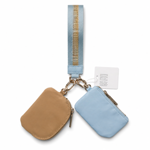 USA Warehouse Lightweight Wristlet <b>Pouch</b> Dual Compartment Keychain Bag Portable Sports Wristlet For Daily Use - Product Image 6