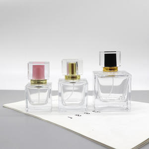 Botella de Perfume Cuadrada de Vidrio de 30 ml para Rellenar, Venta al por Mayor - Product Image 1