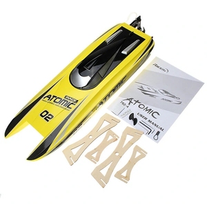 700MM grand <span class=keywords><strong>Volantex</strong></span> V792-4 atomique 2.4G moteur sans brosse 1800KV rapide 60 km/h atomique RC bateau course RTR avec batterie - Product Image 5