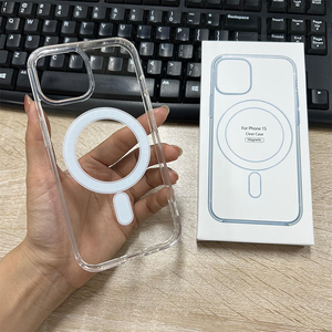 Nueva Funda Trasera Magnética Transparente de TPU+PC para Teléfono Móvil <span class=keywords><strong>iPhone</strong></span> 17 Air 16e 15 Plus 14 12 <span class=keywords><strong>13</strong></span>, para <span class=keywords><strong>iPhone</strong></span> 17 Pro Max - Product Image 3
