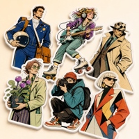 Autocollants en vinyle personnalisés avec illustrations sur mesure pour albums de scrapbooking, pages commémoratives et souvenirs faits main