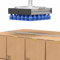 Robot Delta Automatique pour Palettisation, Ligne d'Emballage Cobot, Capacité de 12 Pièces/Minute pour Pain, Gâteaux, Biscuits, Tortillas, Aliments Surgelés