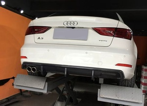 Diffusore Posteriore in Fibra di Carbonio per Audi <span class=keywords><strong>A3</strong></span> (Non Compatibile con Paraurti Posteriore NON S S3) <span class=keywords><strong>2014</strong></span>+ - Product Image 3