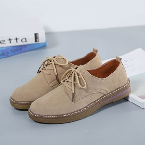 Espadrilles plates pour femmes et hommes, chaussures <span class=keywords><strong>en</strong></span> cuir véritable avec broderie, vente <span class=keywords><strong>en</strong></span> <span class=keywords><strong>gros</strong></span>, mocassins Harajuku à enfiler pour l'automne - Product Image 3