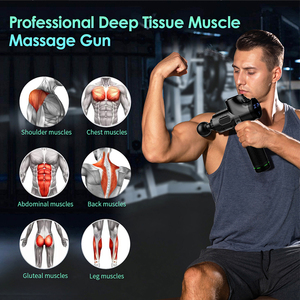 Pistolet Fascia professionnel sans fil à haute fréquence profonde à 8 têtes pistolet de <span class=keywords><strong>Massage</strong></span> corporel à Vibration musculaire OEM ODM personnalisé - Product Image 5