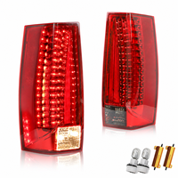Ensemble de feux arrière LED 6000K 100W avec clignotants séquentiels pour Yukon Tahoe Suburban 2007-2014