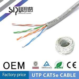 Cable Ethernet CAT5E de alta calidad SIPU, chaqueta de PVC de cobre puro, Cable BC UTP <span class=keywords><strong>Cat5</strong></span> en stock y pasa la prueba - Product Image 5