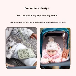 <span class=keywords><strong>Mordedor</strong></span> para Bebés de Silicona Suave de Grado Alimenticio con Diseño de Oso - Ejercicio para Dedos y Botón Masticable para 0-24 Meses - Product Image 3