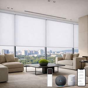 Persianas Enrollables Inteligentes Inalámbricas con Marco Opaco, Persianas Eléctricas para Interiores sin Perforación - Product Image 1