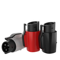 Accessoires EV Prise de charge AC EV 80Amp Tesla vers J1772 Adaptateur pour J1772 Tous les modèles
