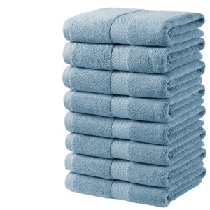 Serviette de toilette en coton peigné pur, grande, absorbante, douce et épaisse, certifiée qualité hôtelière, idéale pour la maison, vente en gros, cadeau - Product Image 6